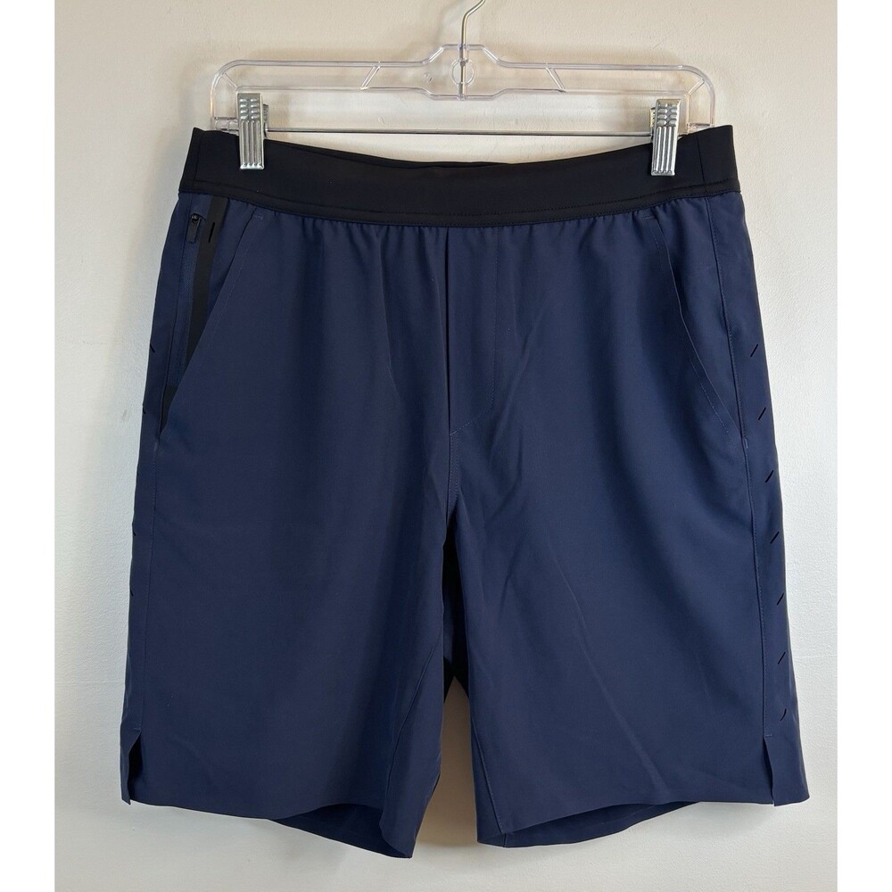 TEN THOUSAND The Interval Short 9'' Lined Navy Blue Men Medium Performance Gym